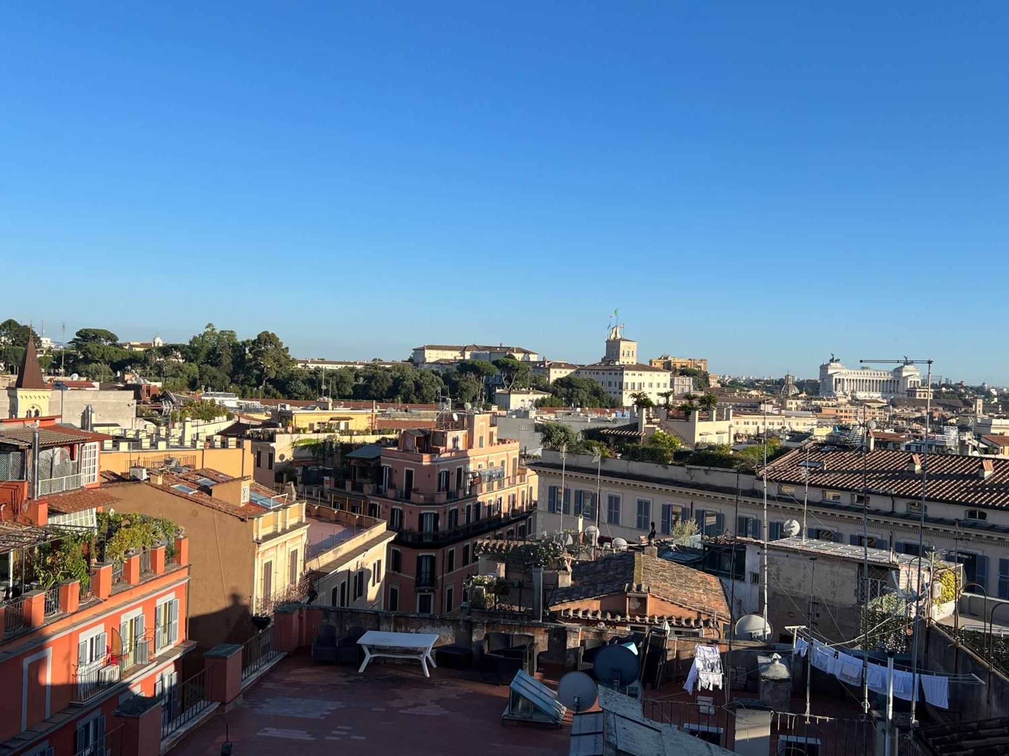 Spanish Steps Rome View Eksteriør billede