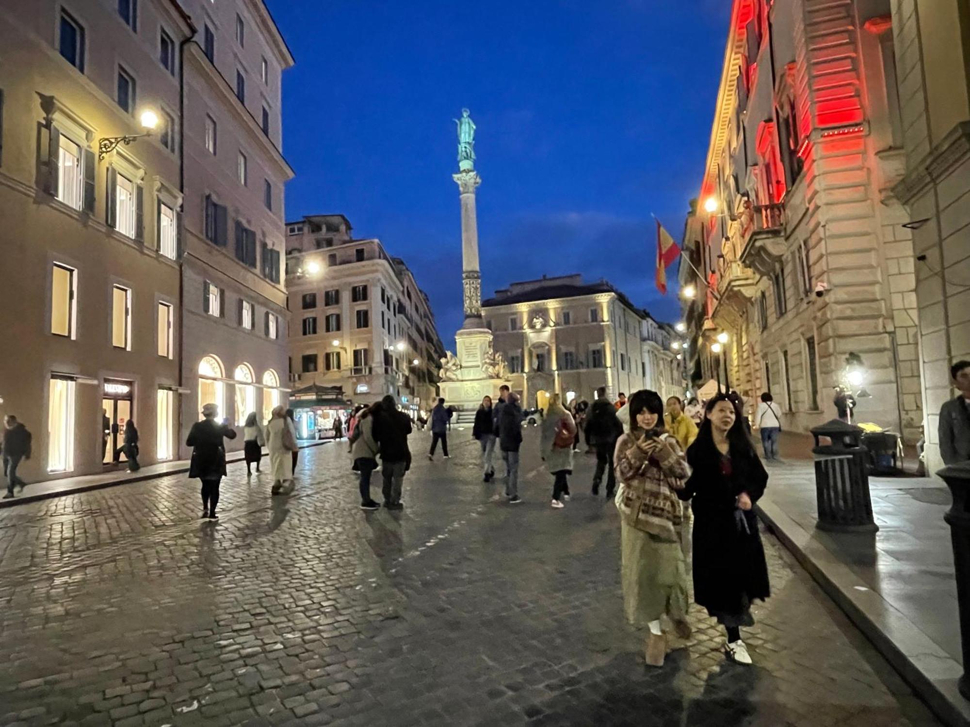Spanish Steps Rome View Eksteriør billede