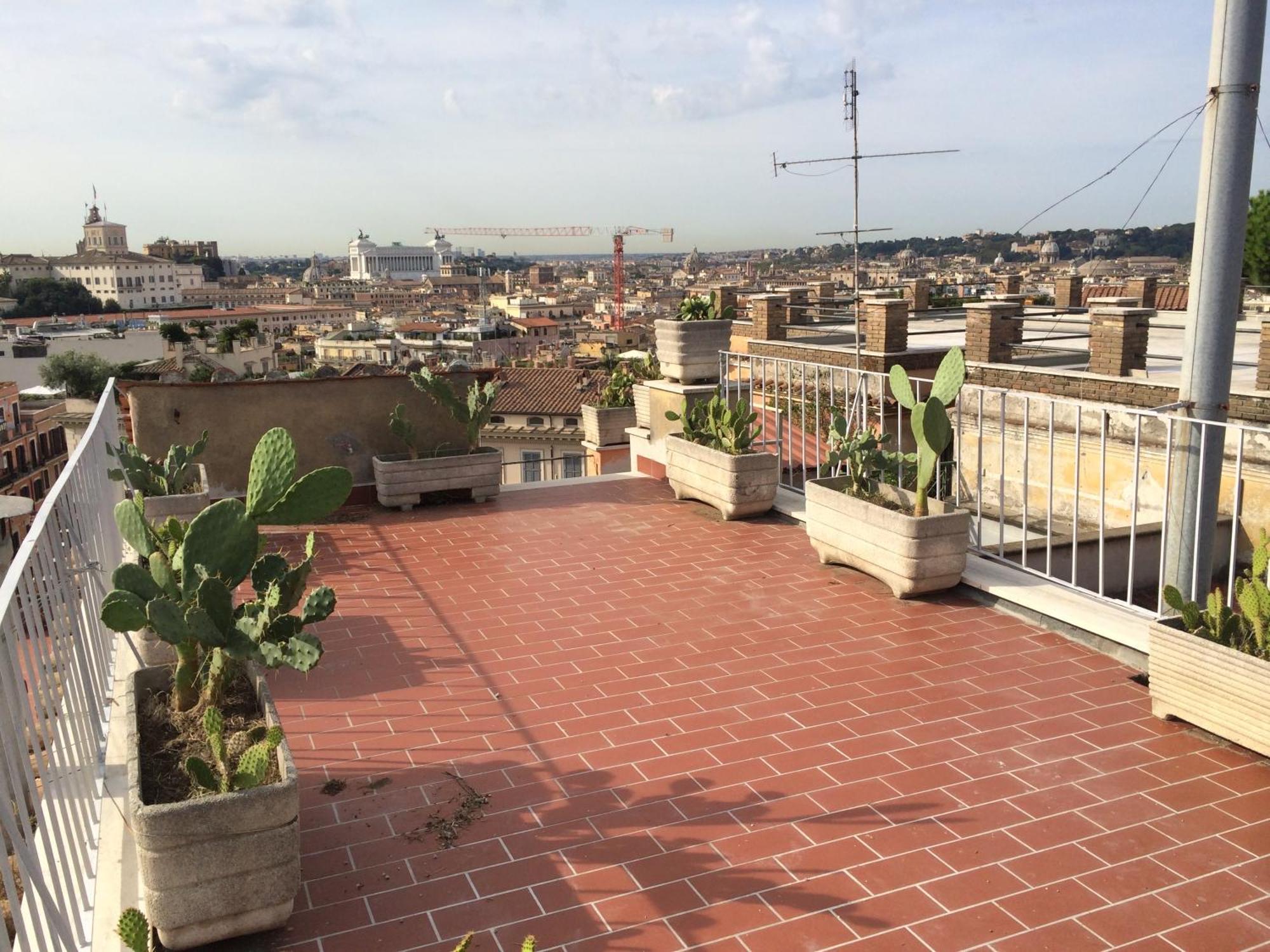 Spanish Steps Rome View Eksteriør billede